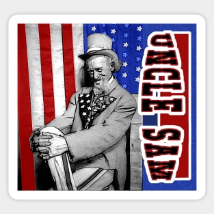 Uncle Sam Unofficial Symbol of America Nation Sticker